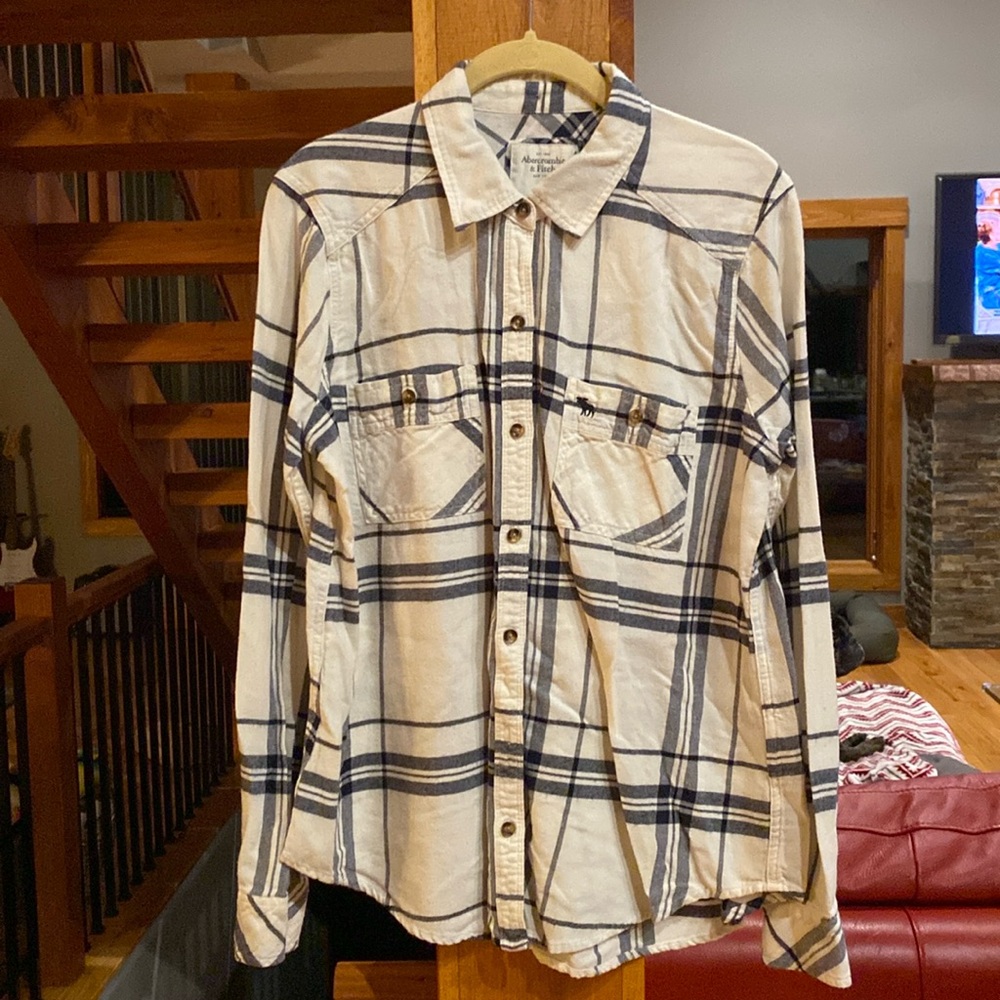 Abercrombie & Fitch Plaid Flannel size M